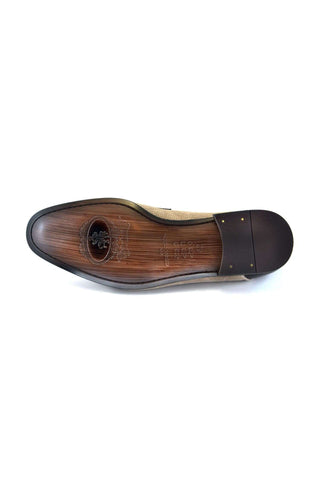 Corrente 3417HS Suede Loafers - Taupe