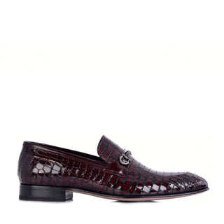 Corrente 3470BC Crocodile Embossed Calf-Skin Leather Loafer-AmbrogioShoes