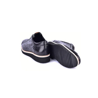 Corrente 4005 Men's Shoes Exotic Ostrich Skin & Calf-Skin Leather Sneakers (CRT1507)-AmbrogioShoes