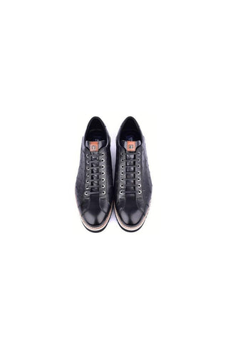 Corrente 4005 Ostrich Sneaker - Black