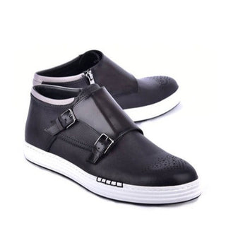 Corrente 4302 Calf-Skin Leather Hightop Sneakers (CRT1509)-AmbrogioShoes