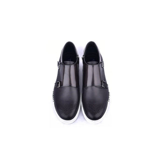 Corrente 4302 Men's Shoes Calf-Skin Leather Hightop Sneakers (CRT1509)-AmbrogioShoes