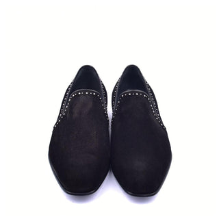 Corrente 4981S Men's Shoes Suede & Calf Skin Leather Loafers (CRT1370)-AmbrogioShoes