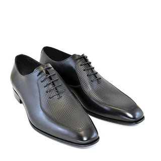 Corrente 5099 Men's Shoes Black Calf-Skin Leather Lace Up Oxfords (CRT1302)-AmbrogioShoes