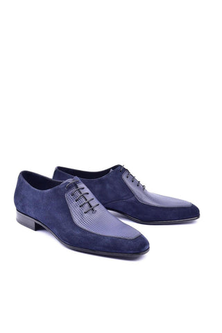 Corrente 5099 Suede & Calf-Skin Leather Oxfords (CRT1304)-AmbrogioShoes