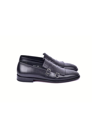 Corrente 5211 Calf-Skin Leather Kilt Buckles Loafers (CRT1497)-AmbrogioShoes