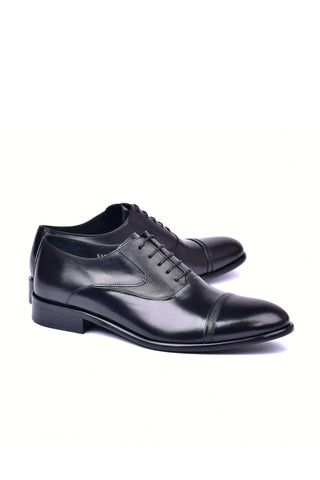 Corrente 5256 Leather Oxford - Black