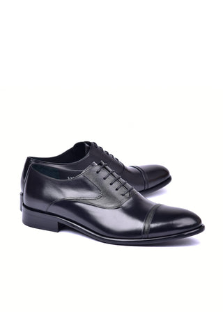 Corrente 5256 Leather Oxford - Black