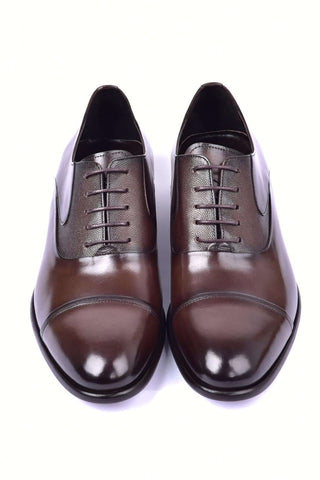 Corrente 5256 Leather Oxford - Brown