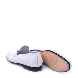 Corrente 5405 Men's Shoes Ostrich-Skin Horse-Bit Loafers (CRT1440)-AmbrogioShoes