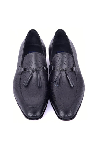 Corrente 5509 Leather Loafer - Black
