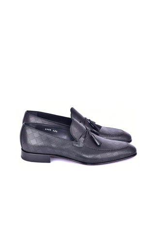Corrente 5509 Leather Loafer - Black