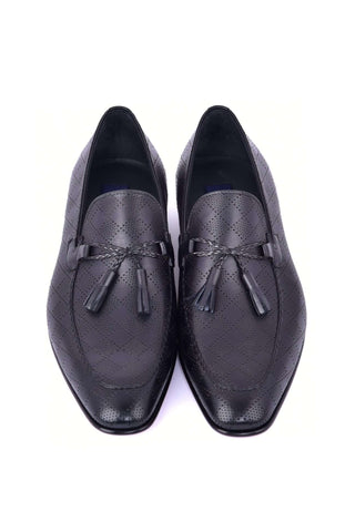 Corrente 5509 Leather Loafer - Black