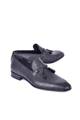 Corrente 5509 Leather Loafer - Black
