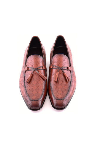 Corrente 5509 Leather Loafer - Tan