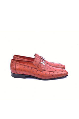 Corrente 5760 Ostrich Loafer - Orange