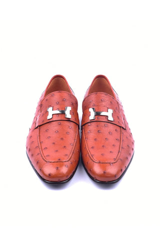 Corrente 5760 Ostrich Loafer - Orange