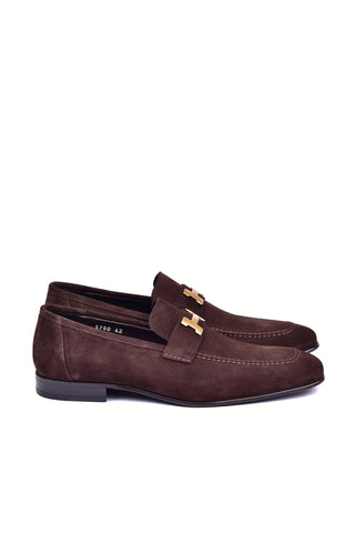 Corrente 5760S Suede Loafer - Brown