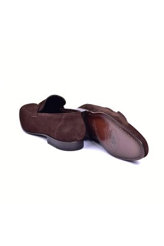 Corrente 5760S Suede Loafer - Brown