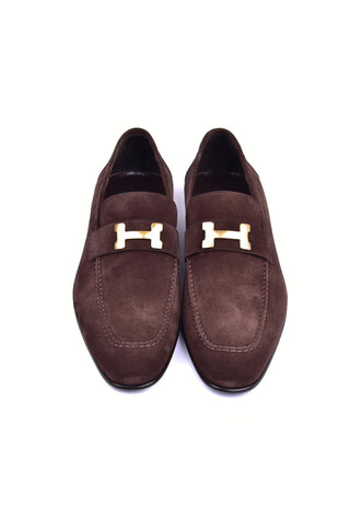 Corrente 5760S Suede Loafer - Brown
