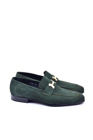 Corrente 5760S Suede Loafer - Green