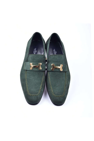 Corrente 5760S Suede Loafer - Green