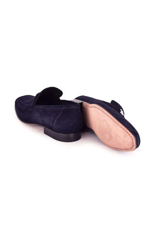 Corrente 5760S Suede Loafer - Navy