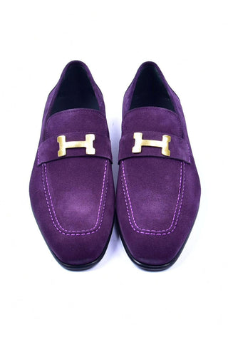 Corrente 5760S Suede Loafer - Purple