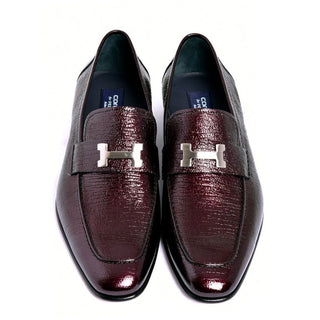 Corrente 5760V Men’s Shoes Vita Calf-Skin Leather H Buckle Loafer (CRT1529)-AmbrogioShoes