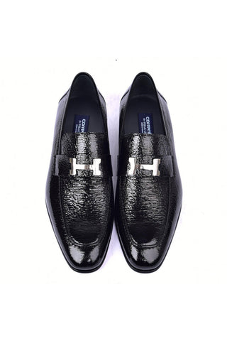 Corrente 5760V Men’s Shoes Vita Calf-Skin Leather H Buckle Loafer (CRT1529)-AmbrogioShoes