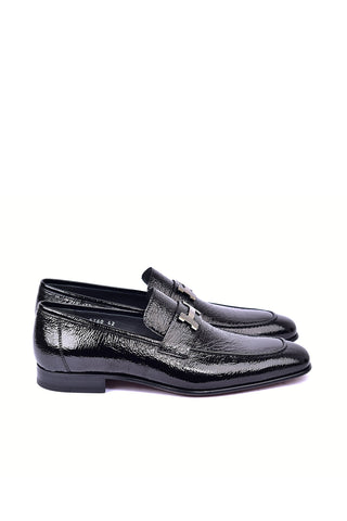 Corrente 5760V Vita Leather Loafer - Black