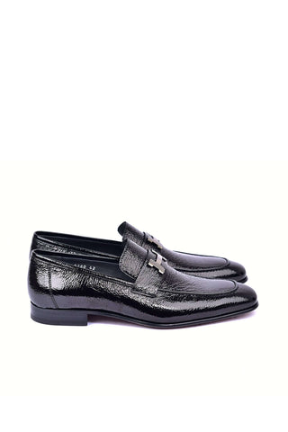 Corrente 5760V Vita Leather Loafer - Black
