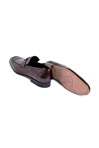 Corrente 5760V Vita Leather Loafer - Burgundy