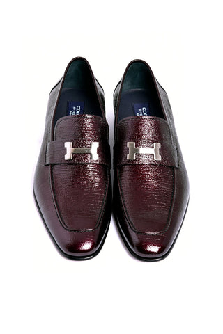 Corrente 5760V Vita Leather Loafer - Burgundy