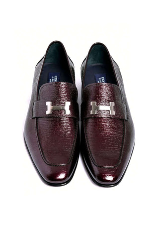 Corrente 5760V Vita Leather Loafer - Burgundy