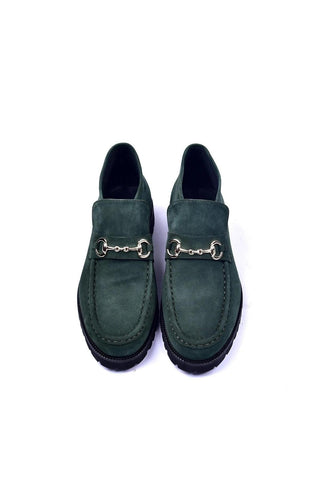 Corrente 5786S Suede Bit Buckle Ankle Boots (CRT1320)-AmbrogioShoes