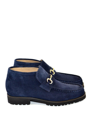 Corrente 5786S Suede Bit Buckle Ankle Boots (CRT1320)-AmbrogioShoes