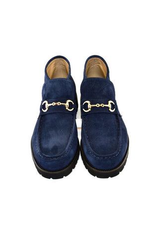 Corrente 5786S Suede Bit Buckle Ankle Boots (CRT1320)-AmbrogioShoes