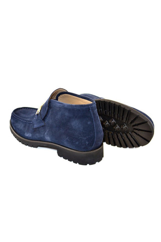 Corrente 5786S Suede Bit Buckle Ankle Boots (CRT1320)-AmbrogioShoes