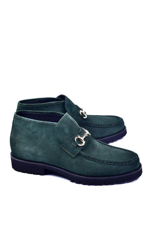 Corrente 5786S Suede Bit Buckle Ankle Boots (CRT1320)-AmbrogioShoes