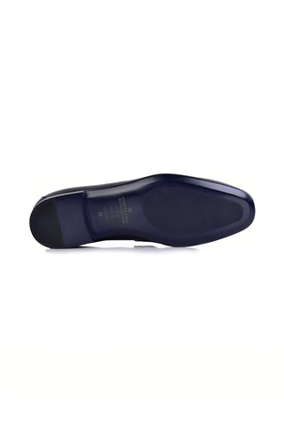 Corrente 6074 Leather Penny Loafer - Black