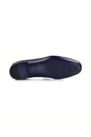 Corrente 6074 Leather Penny Loafer - Black