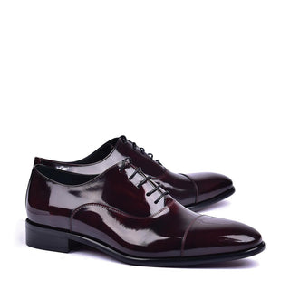 Corrente 6265 Men's Shoes Shiny Calf-Skin Leather Cap toe Oxfords (CRT1450)-AmbrogioShoes