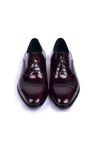 Corrente 6265 Patent Oxford - Burgundy