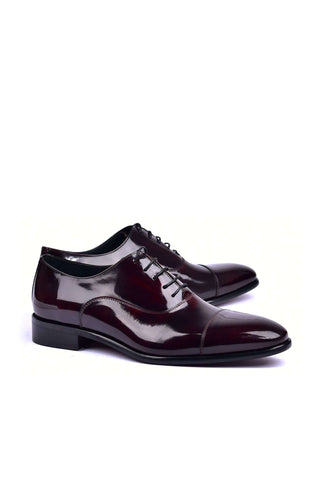 Corrente 6265 Patent Oxford - Burgundy