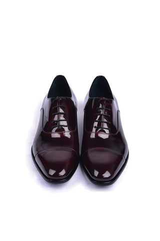 Corrente 6265 Shiny Calf-Skin Leather Cap toe Oxfords (CRT1450)-AmbrogioShoes