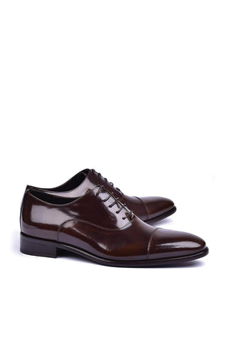 Corrente 6265 Shiny Calf-Skin Leather Cap toe Oxfords (CRT1450)-AmbrogioShoes