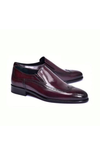 Corrente 6401 Calf-Skin Leather Wingtip Formal Loafers (CRT1458)-AmbrogioShoes