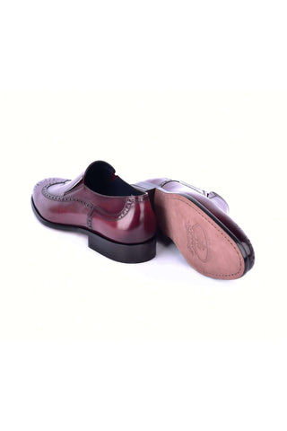 Corrente 6401 Leather Loafer - Red