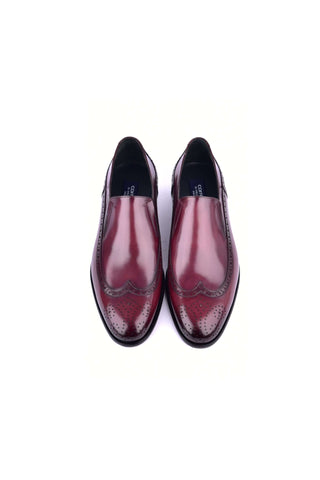Corrente 6401 Leather Loafer - Red